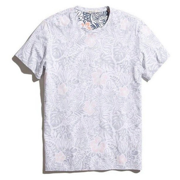 Marine Layer Men's Oahu Hawaiian Vintage Reverse Faded Wash Tee T-Shirt - Picture 7 of 7